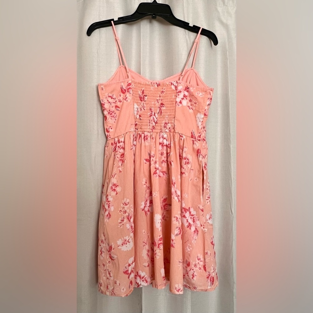 LC Lauren Conrad Peach Floral Sundress Size 10 - Picture 5 of 5